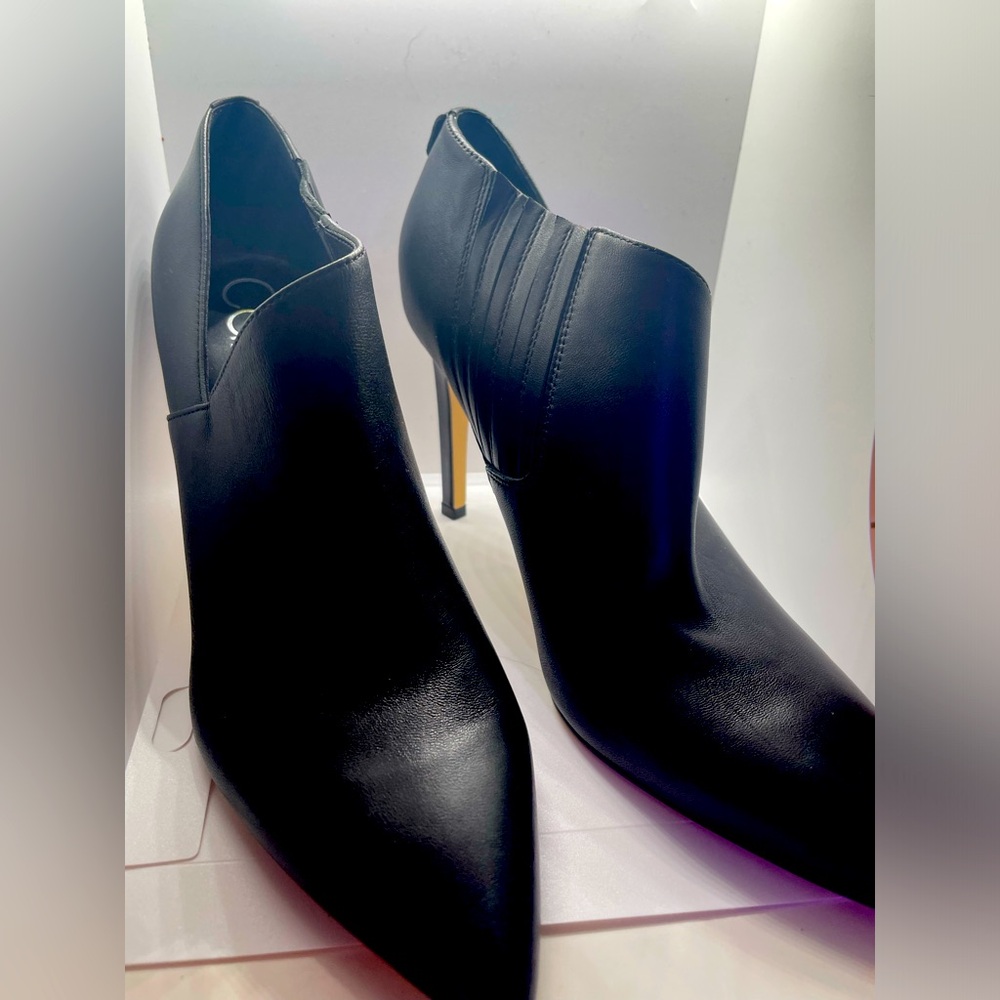 Size 9.5 Black Booties Calvin Klein
